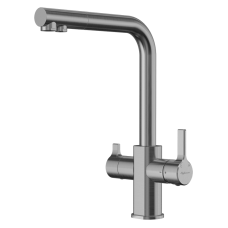 Смеситель в кухню Elghansa 56A5511-Steel (под фильтр)